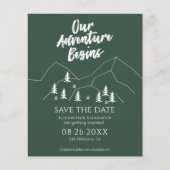 我々の冒険は、日付を保存してフォレストの結婚式を開始 (正面)