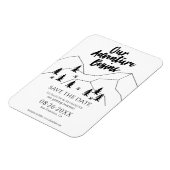 我々の冒険は、日付を保存してフォレストの結婚式を開始 マグネット (左側)