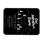 我々の冒険は、日付を保存してフォレストの結婚式を開始 マグネット (横)