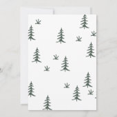 我々の冒険は、日付を保存してフォレストの結婚式を開始 招待状 (裏面)