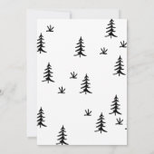 我々の冒険は、日付を保存してフォレストの結婚式を開始 招待状 (裏面)