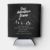 我々の冒険は、日付を保存してフォレストの結婚式を開始 缶クーラー (正面)