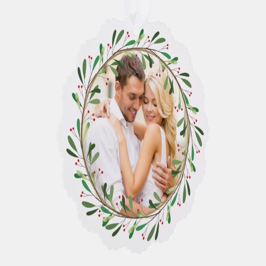 我々の初めてのクリスマスのレッドさん オーナメントカード (右)