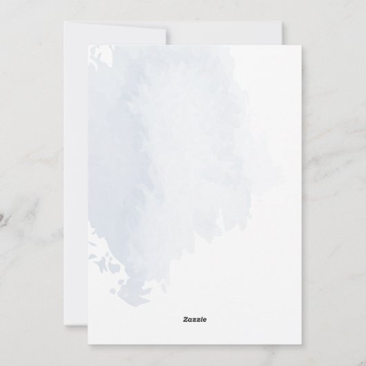 我々の初めてのクリスマスの手書き新婚写真 シーズンカード (裏面)