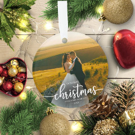 我々の初めてのクリスマスはミスター・アンド・ミセス・シンプルエレガントだ オーナメント