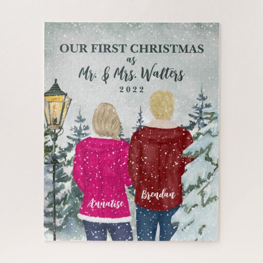 我々の初めてのクリスマスはミセス結婚したと ジグソーパズル (縦)