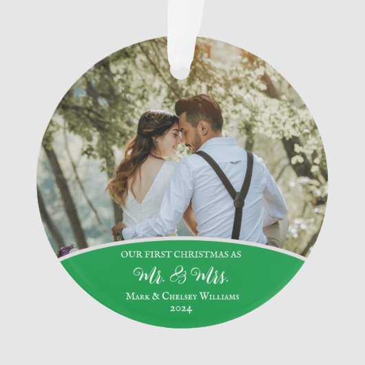 我々の初めてのクリスマスはミセス・オーナメント オーナメント (正面)