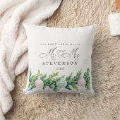 我々の初めてのクリスマスはミセス・ミセス・カスタム クッション (ブランケット)