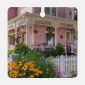 我々の初めてのクリスマスは新しいホームウォーターカラーCe メタルオーナメント (裏面)