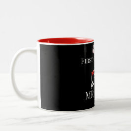 我々の初めてのクリスマスは新婚の夫妻として ツートーンマグカップ