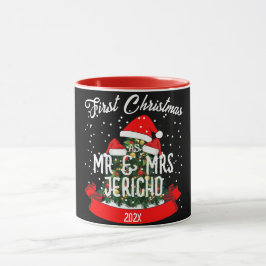 我々の初めてのクリスマスは新婚の夫妻として マグカップ