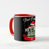 我々の初めてのクリスマスは新婚の夫妻として マグカップ (正面左)