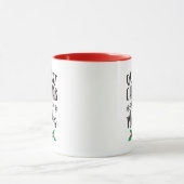 我々の初めてのクリスマスは新婚の夫妻として マグカップ (中央)