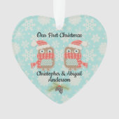 我々の初めてのクリスマスは オーナメント (正面)