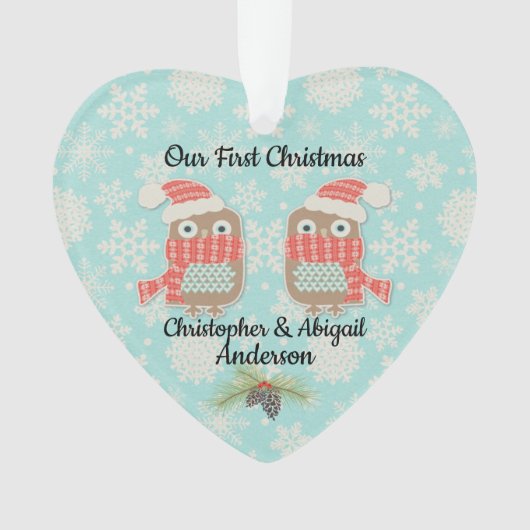 我々の初めてのクリスマスは オーナメント (正面)