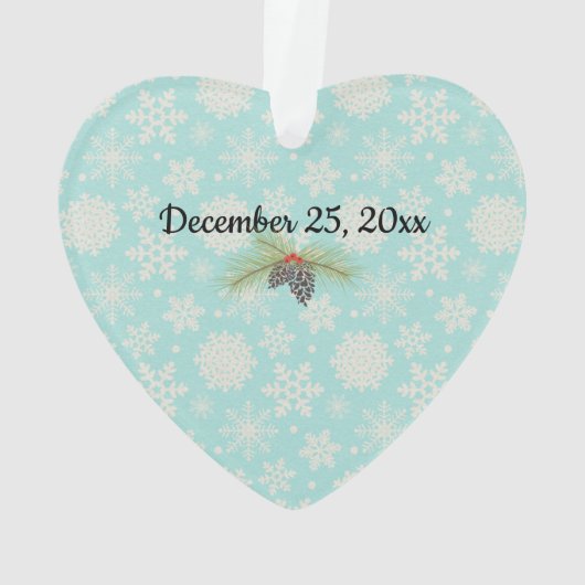 我々の初めてのクリスマスは オーナメント (裏面)