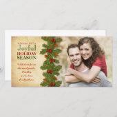 我々の初めてのクリスマスズトゥームブアフリデイ シーズンカード (正面/裏面)