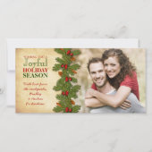 我々の初めてのクリスマスズトゥームブアフリデイ シーズンカード (正面)