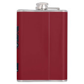 我々の初めてのクリスマス夫妻/カップルの新しい フラスク (裏面)