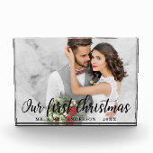 我々の初めてのクリスマス結婚ズ フォトブロック (正面)