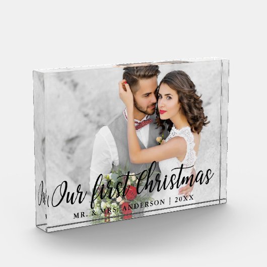 我々の初めてのクリスマス結婚ズ フォトブロック (左)