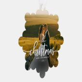 我々の初めてのクリスマス オーナメントカード (右)