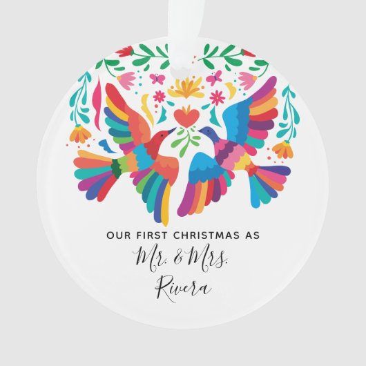 我々の初めてのクリスマス オーナメント (正面)