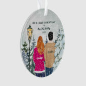 我々の初めてのクリスマス オーナメント (正面)