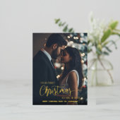 我々の初めてのクリスマス 箔シーズンポストカード (立ち正面)