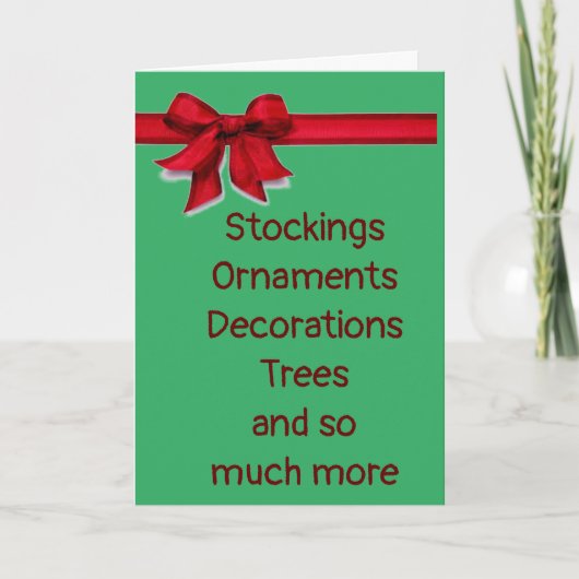 **我々の初めてのクリスマス**見せよう<3 シーズンカード (正面)