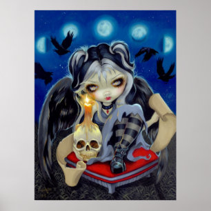 我々の別れのサインRaven妖精アートプリント ポスター