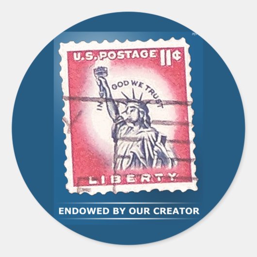 我々の創造主に授けられた ラウンドシール (正面)