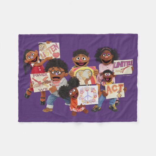 我々の力 フリースブランケット (正面(横))