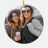 我々の友情それは100万の小さなことだ、写真 セラミックオーナメント (裏面)