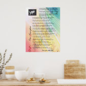 我々の受胎プロライフ詩 ポスター (キッチン)