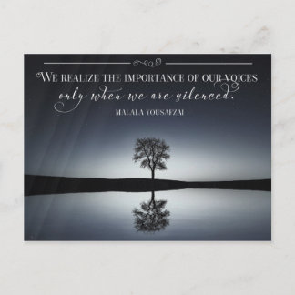 我々の声の重要性 ポストカード