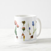 我々の多年生庭から。 コーヒーマグカップ (正面右)