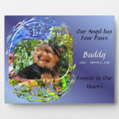 我々の天使は4つの足の風光明媚なパスビュー0819 フォトプラーク (正面)