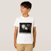 我々の太陽のシステムの惑星の視点 Tシャツ (正面フル)