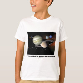 我々の太陽のシステムの惑星の視点 Tシャツ