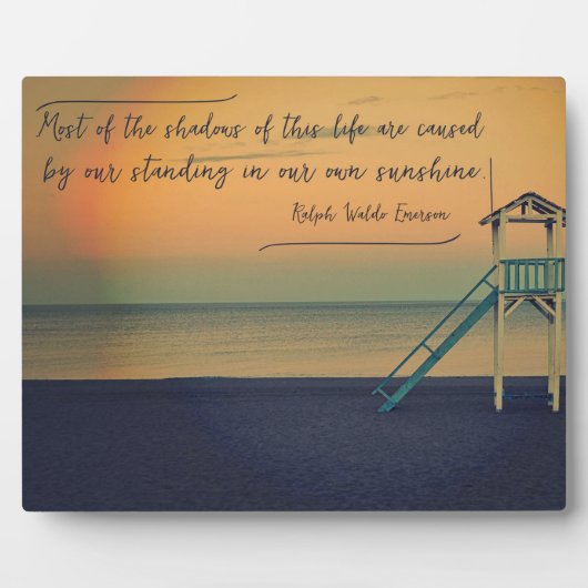 我々の太陽の光 フォトプラーク (正面)