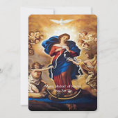 我々の女性のノットの祈りの言葉 シーズンカード (正面)