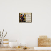 我々の女性のノットの祈りの言葉 ポスター (キッチン)