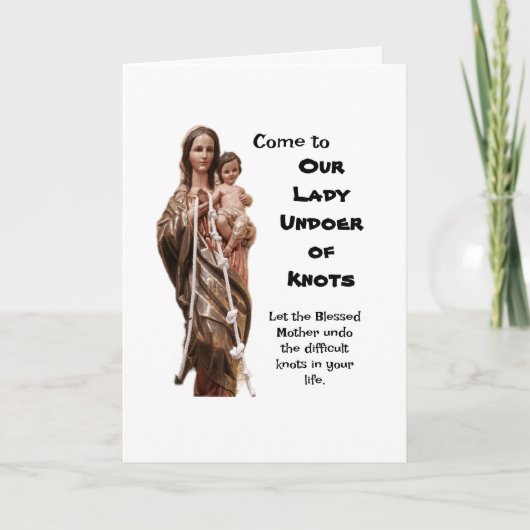 我々の女性の結び目 カード (正面)