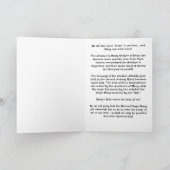 我々の女性の結び目 カード (内部)