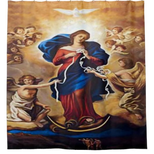 我々の女性の結び目 シャワーカーテン (正面)