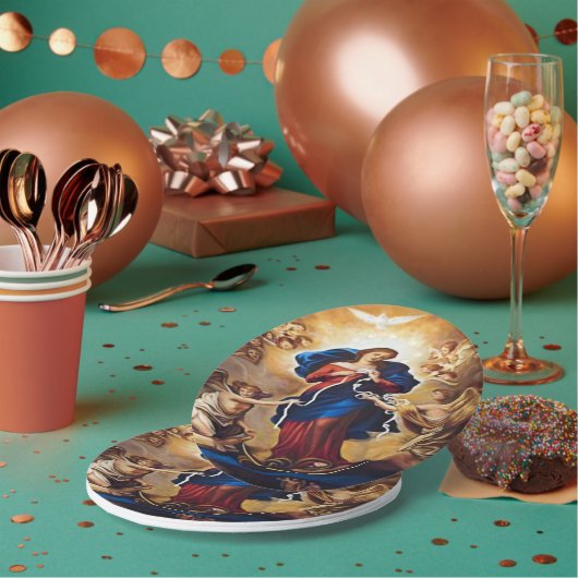 我々の女性の結び目 ペーパープレート (複数)