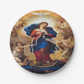 我々の女性の結び目 ペーパープレート (正面)