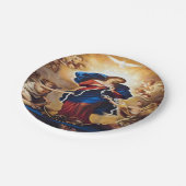 我々の女性の結び目 ペーパープレート (アングル)