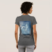 我々の女性のTシャツの奇跡的なリボン Tシャツ (裏面フル)